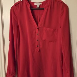 Kenneth Cole Reaction Women's Red Blouse